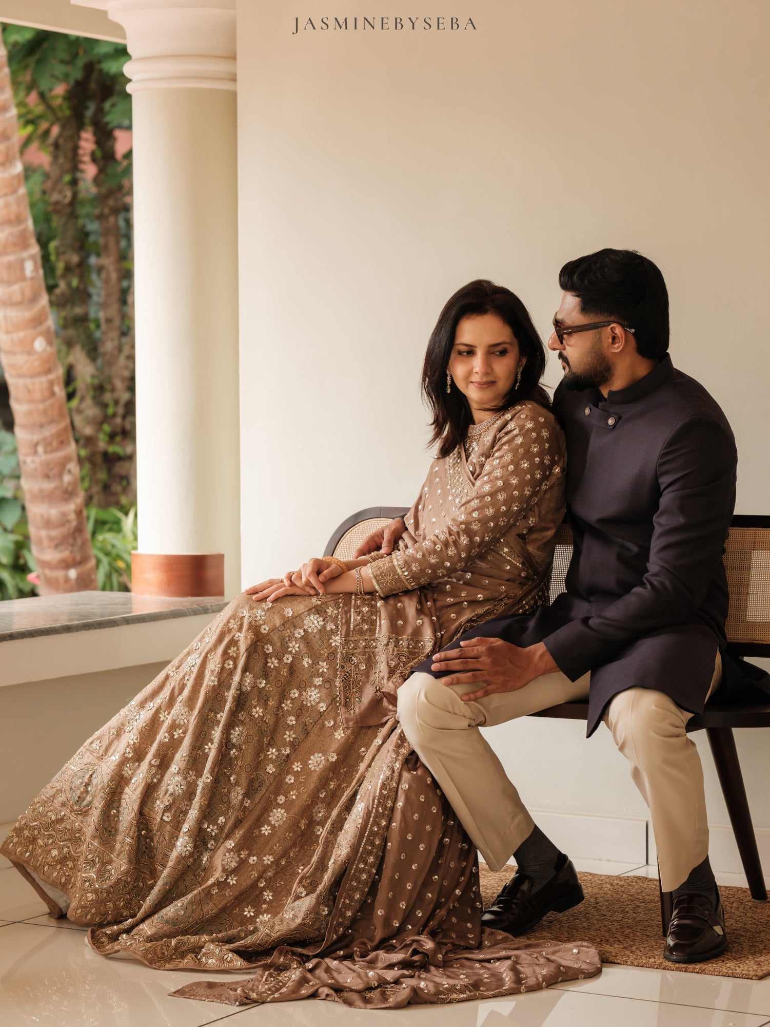 Custom made Ajrakh handcrafted handloom Tusshar silk bridal lehenga set with pure handloom gajji silk dupatta detailed out with hand embroidry