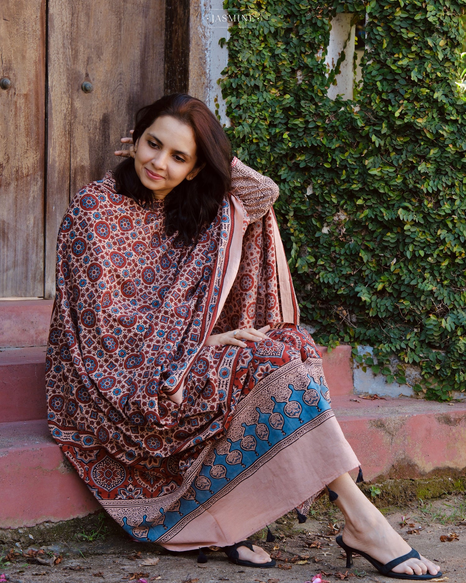 Ajrakh cotton sets