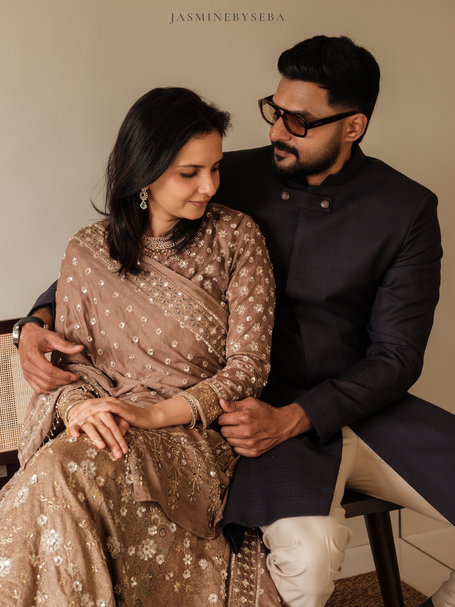 Custom made Ajrakh handcrafted handloom Tusshar silk bridal lehenga set with pure handloom gajji silk dupatta detailed out with hand embroidry